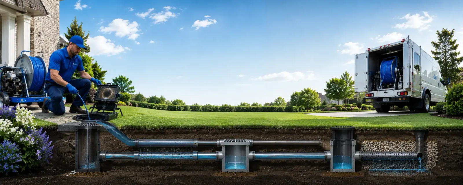 Outdoor drain cleaning information for Portola Valley, CA