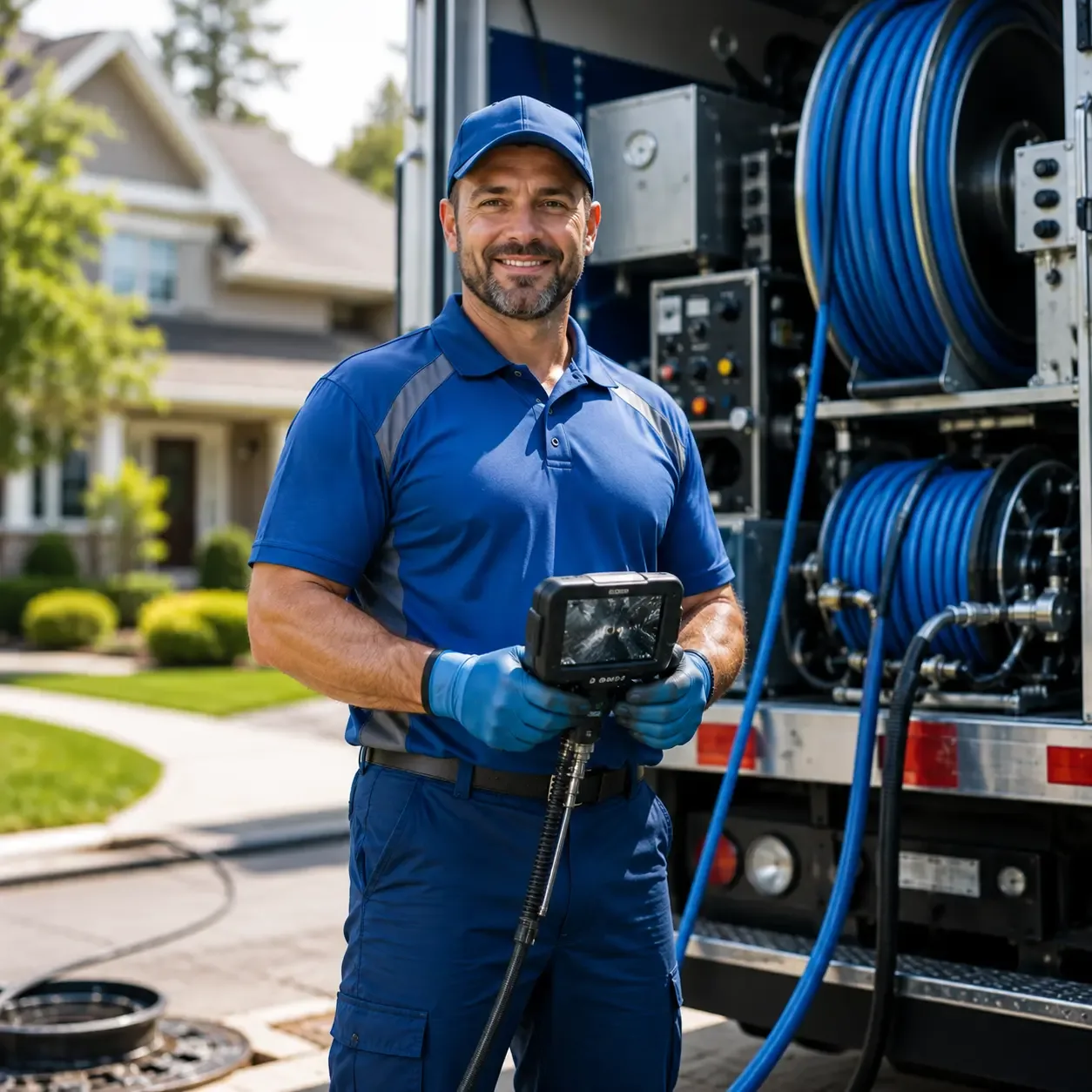 Local outdoor drain cleaning specialists in Portola Valley, CA